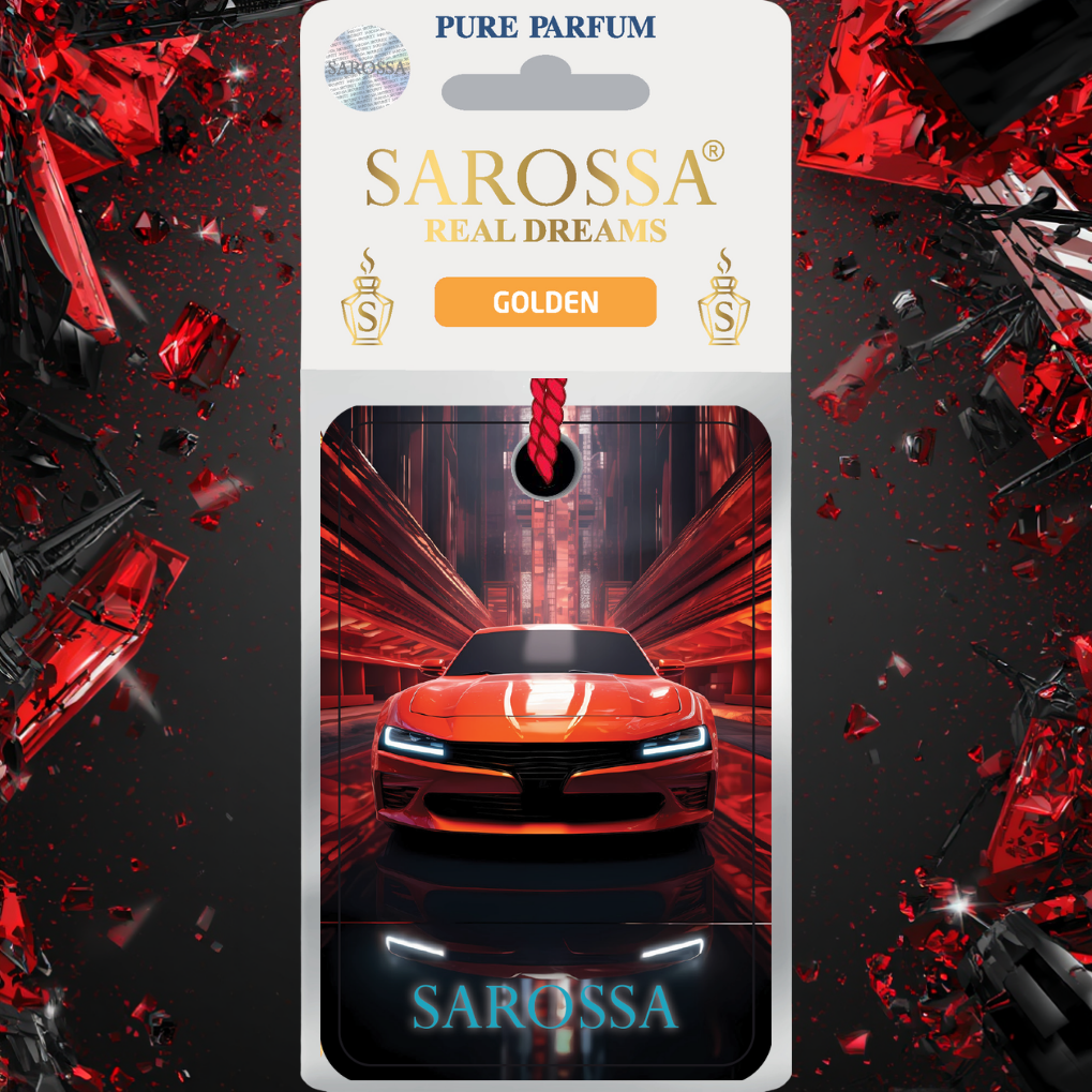 Kağıt Ortam Parfümü, Ortam Hava Temizleyici Ve Tazeleyici 30+ Gün Etkili Arabada Evde Ofiste Golden