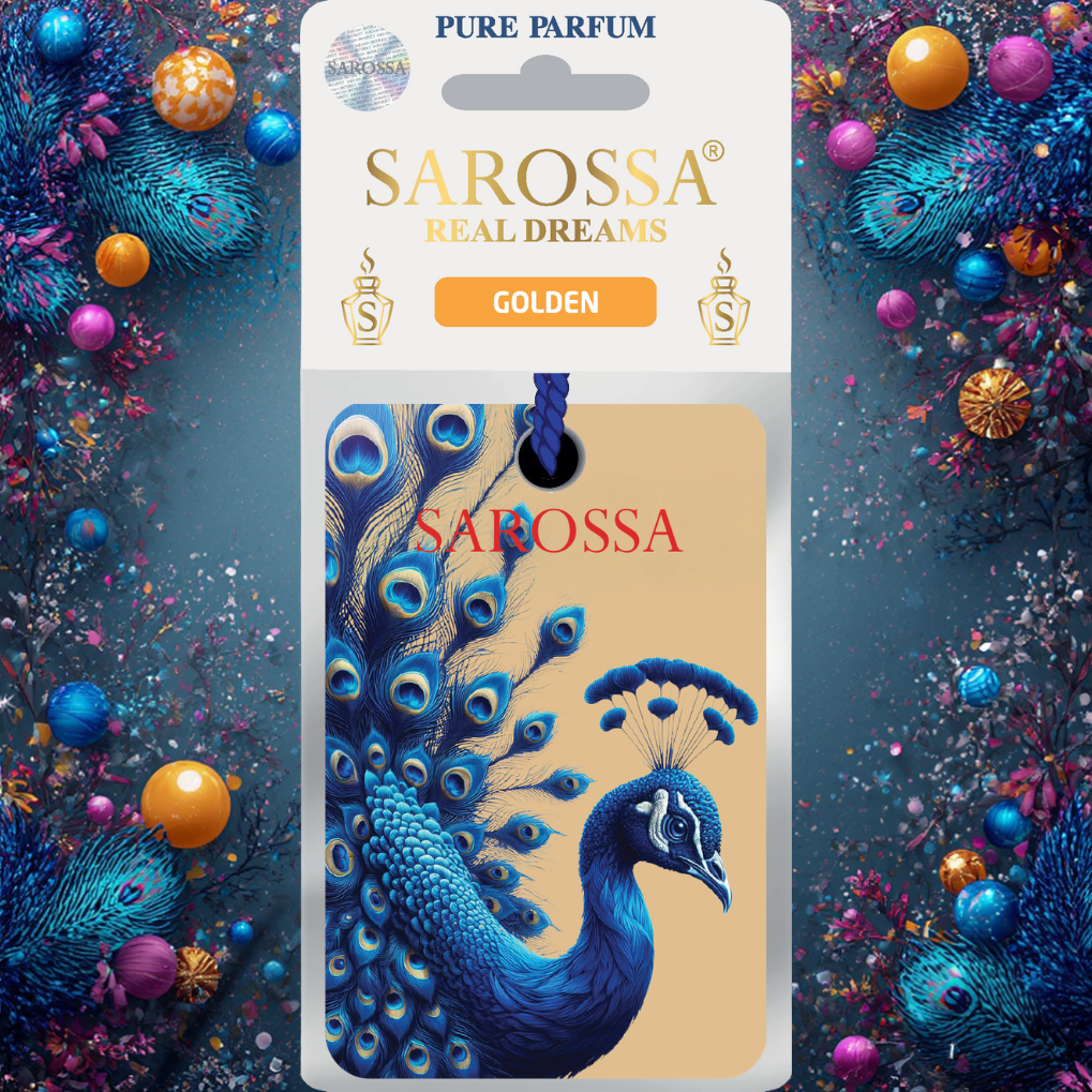 Kağıt Ortam Parfümü, Ortam Hava Temizleyici Ve Tazeleyici 30+ Gün Etkili Arabada Evde Ofiste Golden