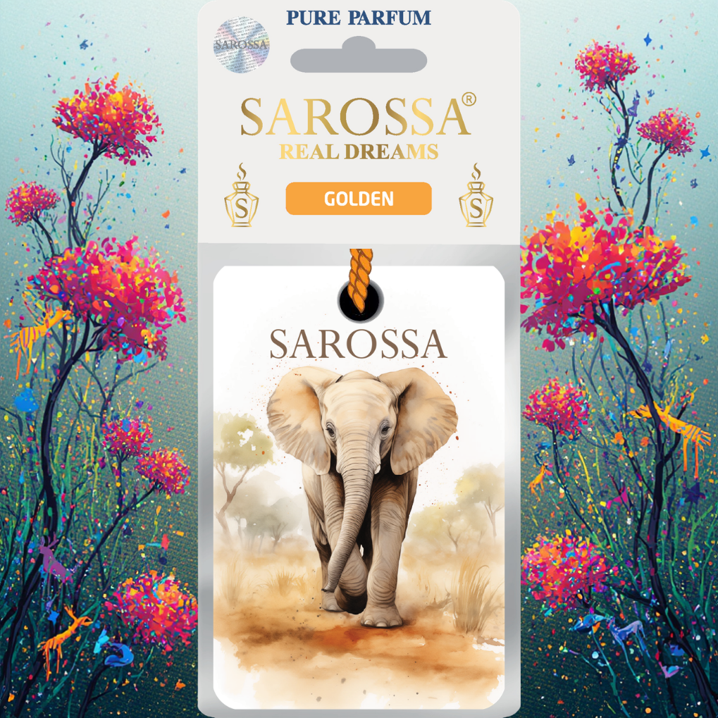 Kağıt Ortam Parfümü, Ortam Hava Temizleyici Ve Tazeleyici 30+ Gün Etkili Arabada Evde Ofiste Golden