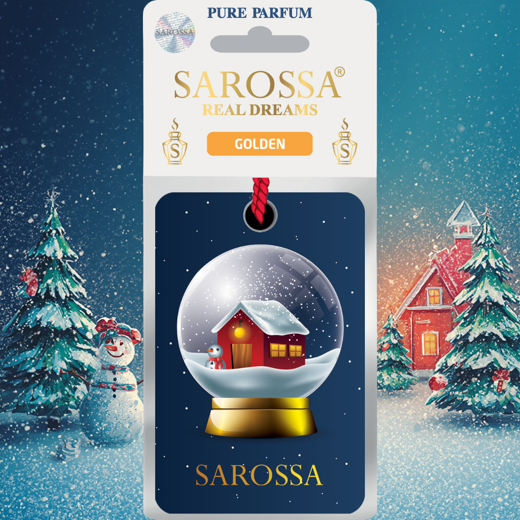 Kağıt Ortam Parfümü, Ortam Hava Temizleyici Ve Tazeleyici 30+ Gün Etkili Arabada Evde Ofiste Golden