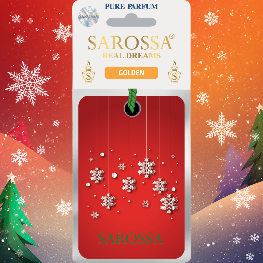 Kağıt Ortam Parfümü, Ortam Hava Temizleyici Ve Tazeleyici 30+ Gün Etkili Arabada Evde Ofiste Golden