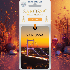 Kağıt Ortam Parfümü, Ortam Hava Temizleyici Ve Tazeleyici 30+ Gün Etkili Arabada Evde Ofiste Golden