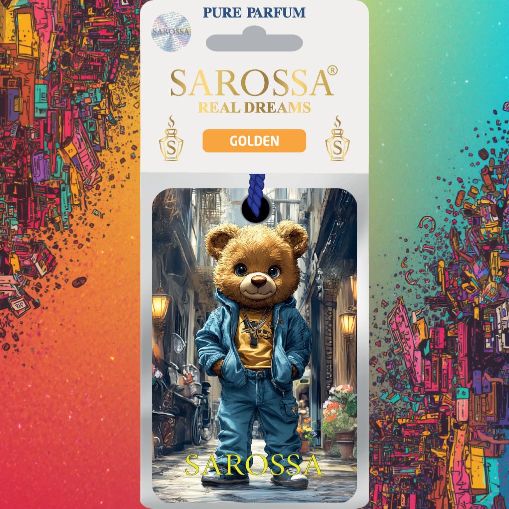 Kağıt Ortam Parfümü, Ortam Hava Temizleyici Ve Tazeleyici 30+ Gün Etkili Arabada Evde Ofiste Golden