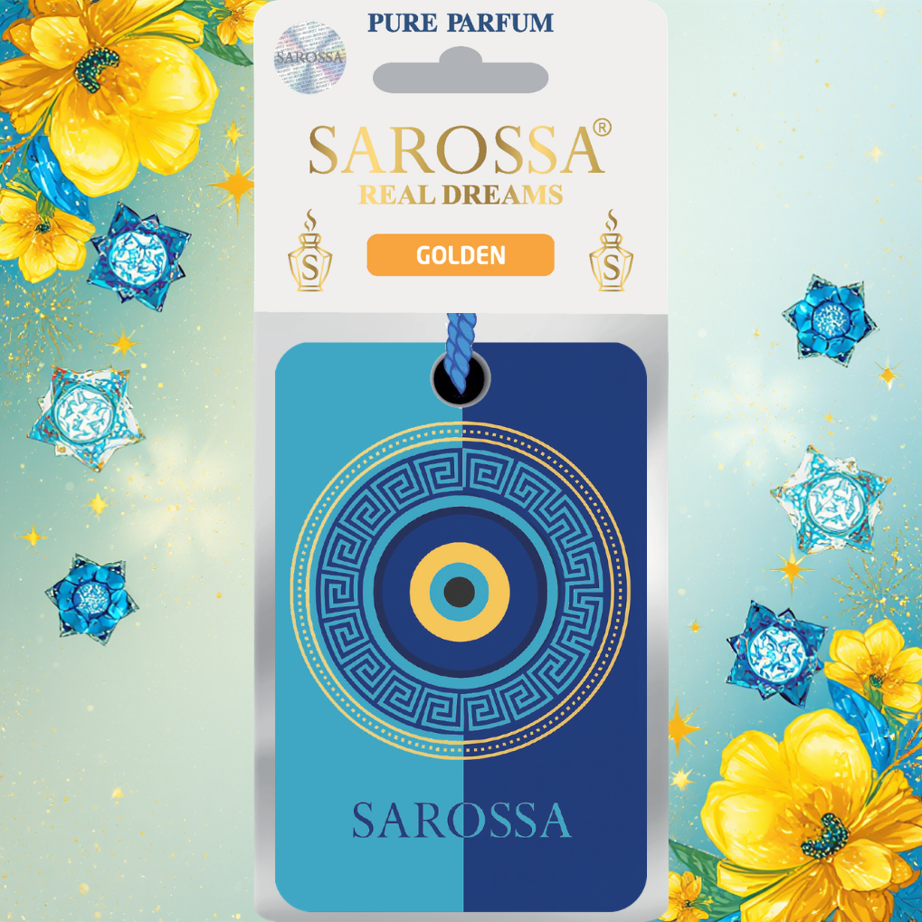 Kağıt Ortam Parfümü, Ortam Hava Temizleyici Ve Tazeleyici 30+ Gün Etkili Arabada Evde Ofiste Golden