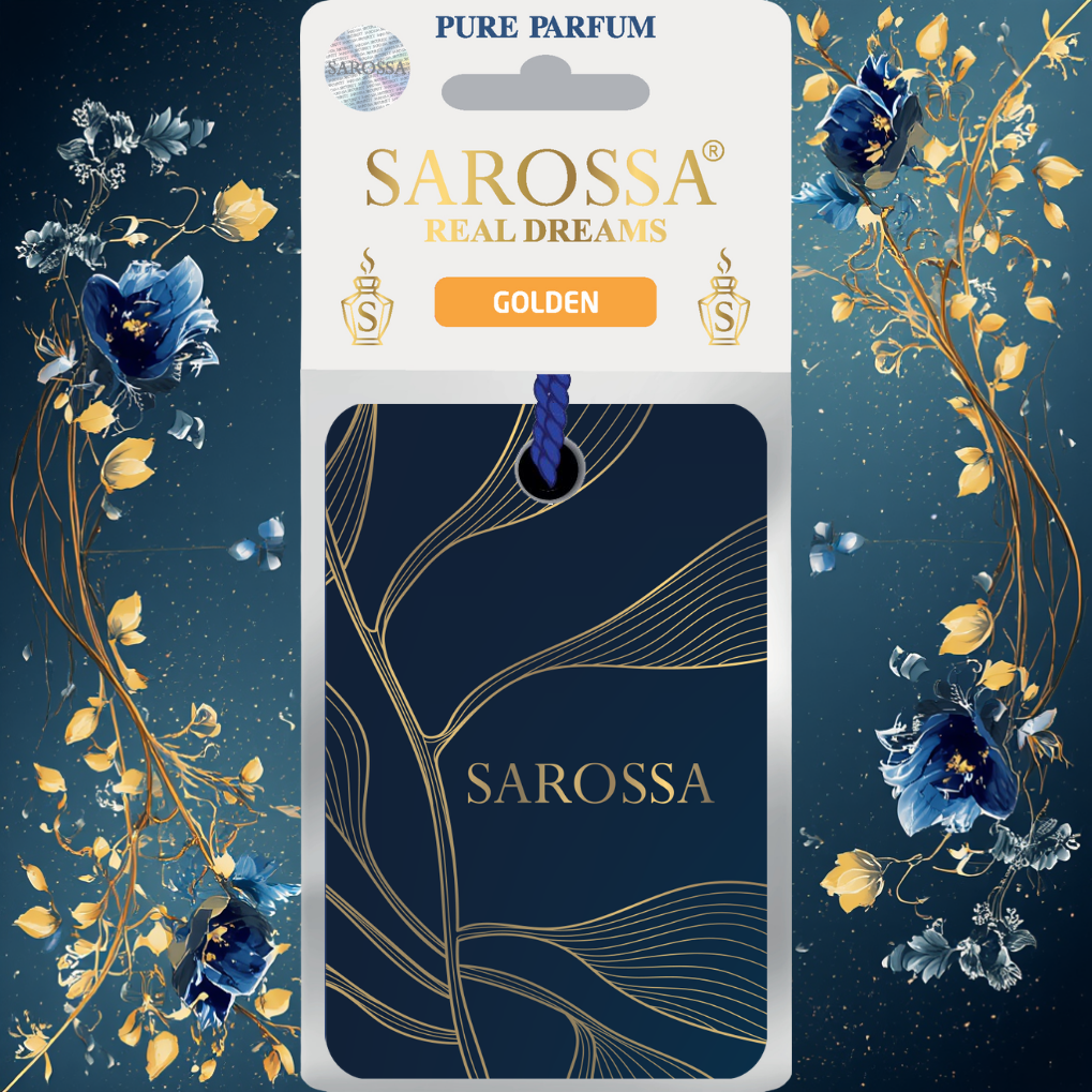 Kağıt Ortam Parfümü, Ortam Hava Temizleyici Ve Tazeleyici 30+ Gün Etkili Arabada Evde Ofiste Golden