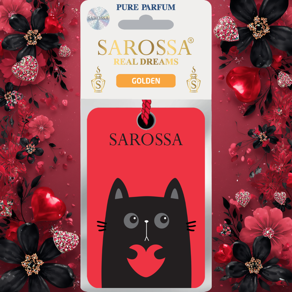 Kağıt Ortam Parfümü, Ortam Hava Temizleyici Ve Tazeleyici 30+ Gün Etkili Arabada Evde Ofiste Golden