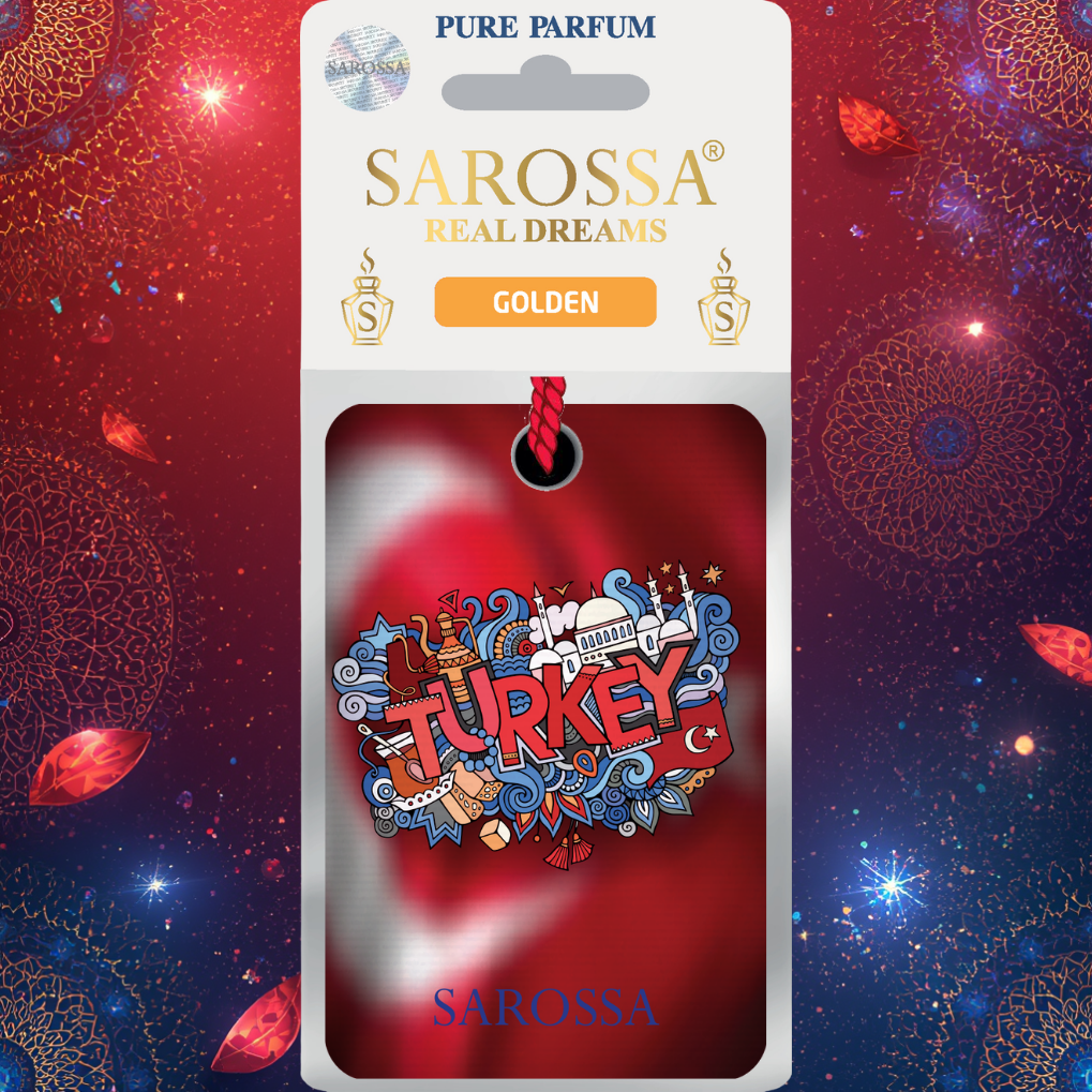 Kağıt Ortam Parfümü, Ortam Hava Temizleyici Ve Tazeleyici 30+ Gün Etkili Arabada Evde Ofiste Golden