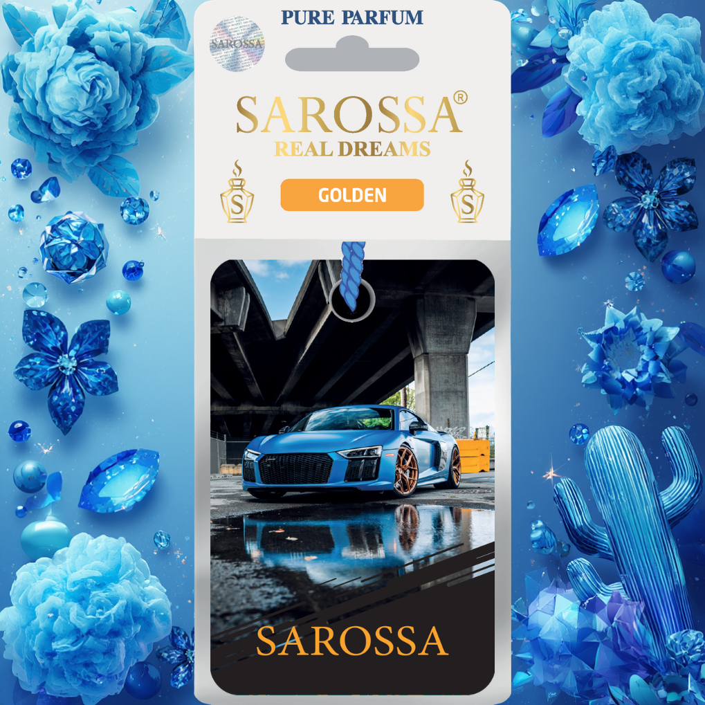 Kağıt Ortam Parfümü, Ortam Hava Temizleyici Ve Tazeleyici 30+ Gün Etkili Arabada Evde Ofiste Golden