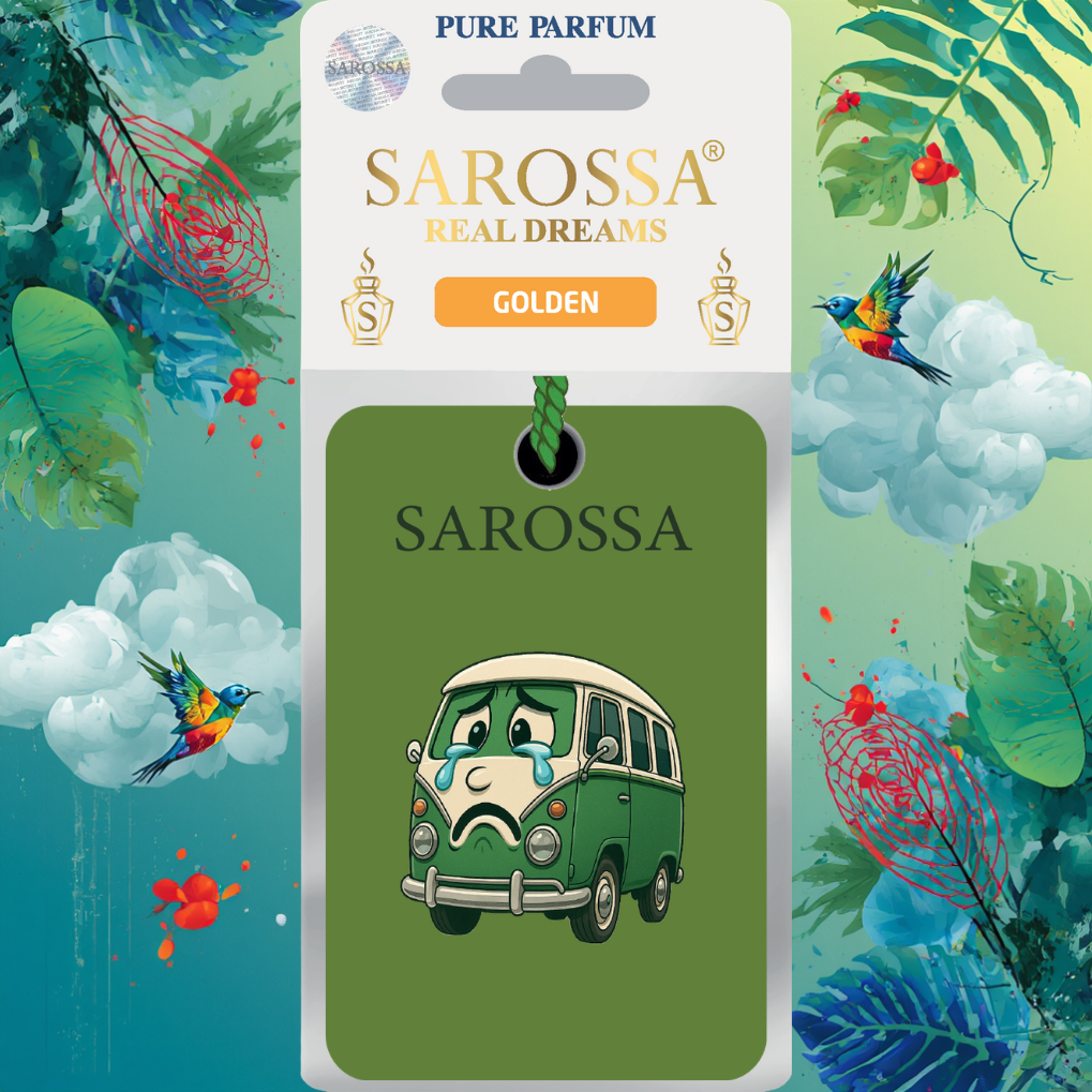 Kağıt Ortam Parfümü, Ortam Hava Temizleyici Ve Tazeleyici 30+ Gün Etkili Arabada Evde Ofiste Golden