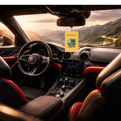 Kağıt Ortam Parfümü, Ortam Hava Temizleyici Ve Tazeleyici 30+ Gün Etkili Arabada Evde Ofiste Golden