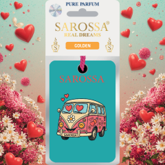 Kağıt Ortam Parfümü, Ortam Hava Temizleyici Ve Tazeleyici 30+ Gün Etkili Arabada Evde Ofiste Golden