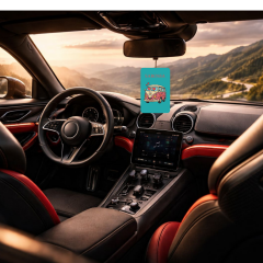 Kağıt Ortam Parfümü, Ortam Hava Temizleyici Ve Tazeleyici 30+ Gün Etkili Arabada Evde Ofiste Golden