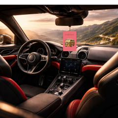 Kağıt Ortam Parfümü, Ortam Hava Temizleyici Ve Tazeleyici 30+ Gün Etkili Arabada Evde Ofiste Golden