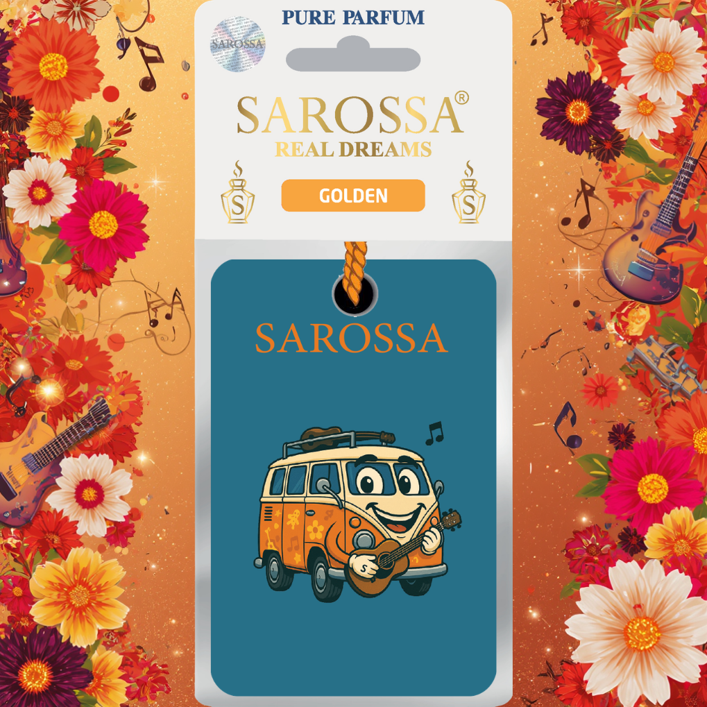 Kağıt Ortam Parfümü, Ortam Hava Temizleyici Ve Tazeleyici 30+ Gün Etkili Arabada Evde Ofiste Golden