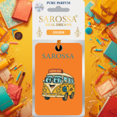 Kağıt Ortam Parfümü, Ortam Hava Temizleyici Ve Tazeleyici 30+ Gün Etkili Arabada Evde Ofiste Golden