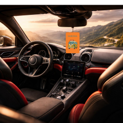 Kağıt Ortam Parfümü, Ortam Hava Temizleyici Ve Tazeleyici 30+ Gün Etkili Arabada Evde Ofiste Golden