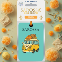 Kağıt Ortam Parfümü, Ortam Hava Temizleyici Ve Tazeleyici 30+ Gün Etkili Arabada Evde Ofiste Golden