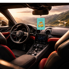 Kağıt Ortam Parfümü, Ortam Hava Temizleyici Ve Tazeleyici 30+ Gün Etkili Arabada Evde Ofiste Golden