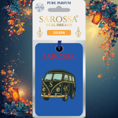 Kağıt Ortam Parfümü, Ortam Hava Temizleyici Ve Tazeleyici 30+ Gün Etkili Arabada Evde Ofiste Golden