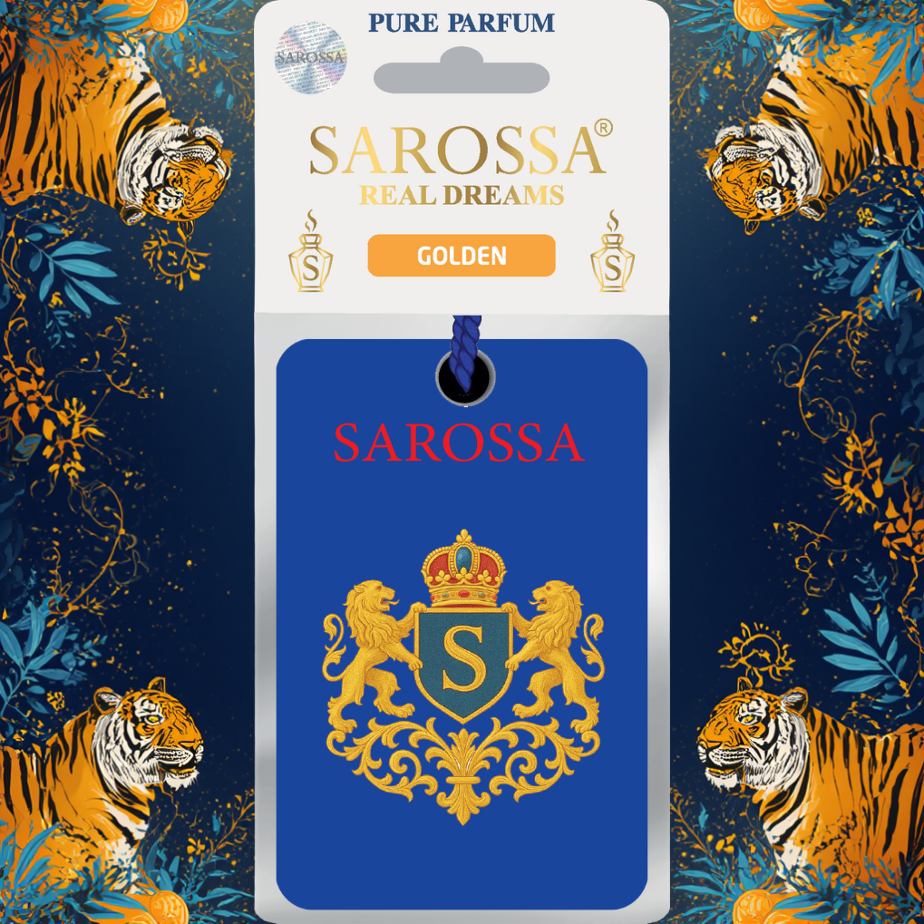 Kağıt Ortam Parfümü, Ortam Hava Temizleyici Ve Tazeleyici 30+ Gün Etkili Arabada Evde Ofiste Golden