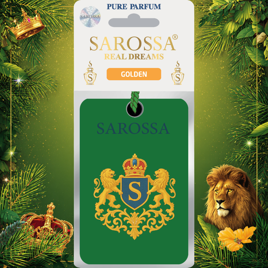 Kağıt Ortam Parfümü, Ortam Hava Temizleyici Ve Tazeleyici 30+ Gün Etkili Arabada Evde Ofiste Golden