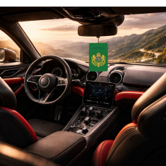 Kağıt Ortam Parfümü, Ortam Hava Temizleyici Ve Tazeleyici 30+ Gün Etkili Arabada Evde Ofiste Golden