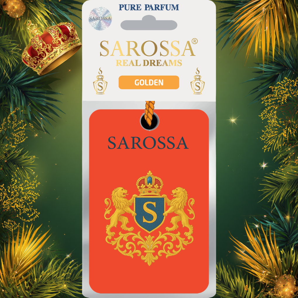 Kağıt Ortam Parfümü, Ortam Hava Temizleyici Ve Tazeleyici 30+ Gün Etkili Arabada Evde Ofiste Golden