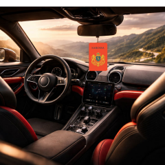 Kağıt Ortam Parfümü, Ortam Hava Temizleyici Ve Tazeleyici 30+ Gün Etkili Arabada Evde Ofiste Golden