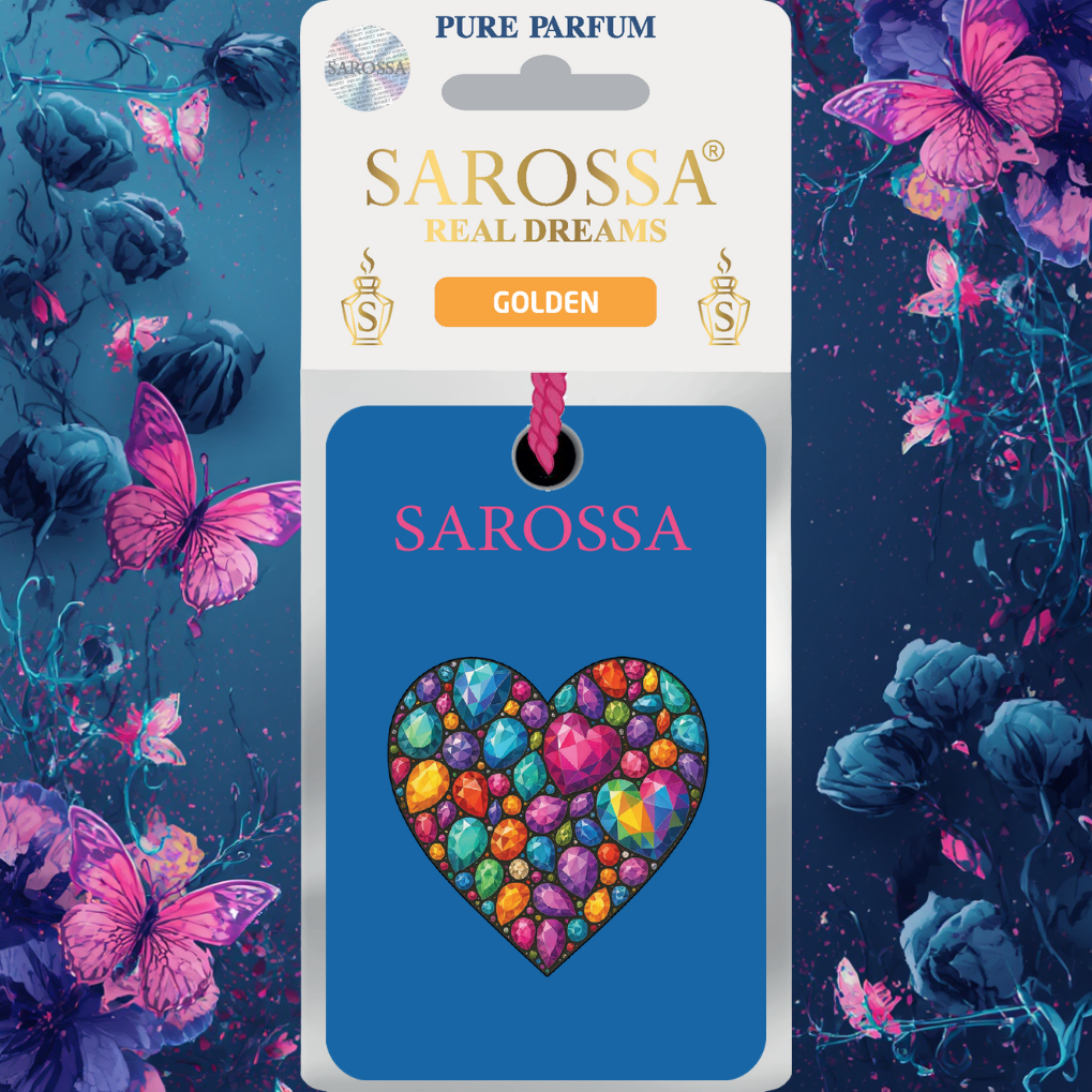 Kağıt Ortam Parfümü, Ortam Hava Temizleyici Ve Tazeleyici 30+ Gün Etkili Arabada Evde Ofiste Golden