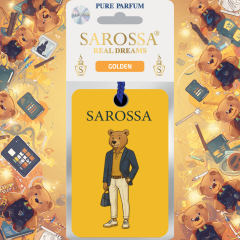 Kağıt Ortam Parfümü, Ortam Hava Temizleyici Ve Tazeleyici 30+ Gün Etkili Arabada Evde Ofiste Golden