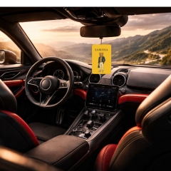 Kağıt Ortam Parfümü, Ortam Hava Temizleyici Ve Tazeleyici 30+ Gün Etkili Arabada Evde Ofiste Golden