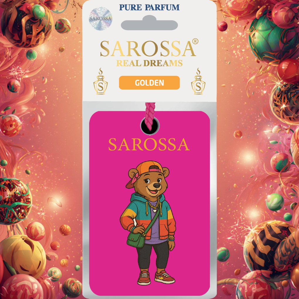 Kağıt Ortam Parfümü, Ortam Hava Temizleyici Ve Tazeleyici 30+ Gün Etkili Arabada Evde Ofiste Golden