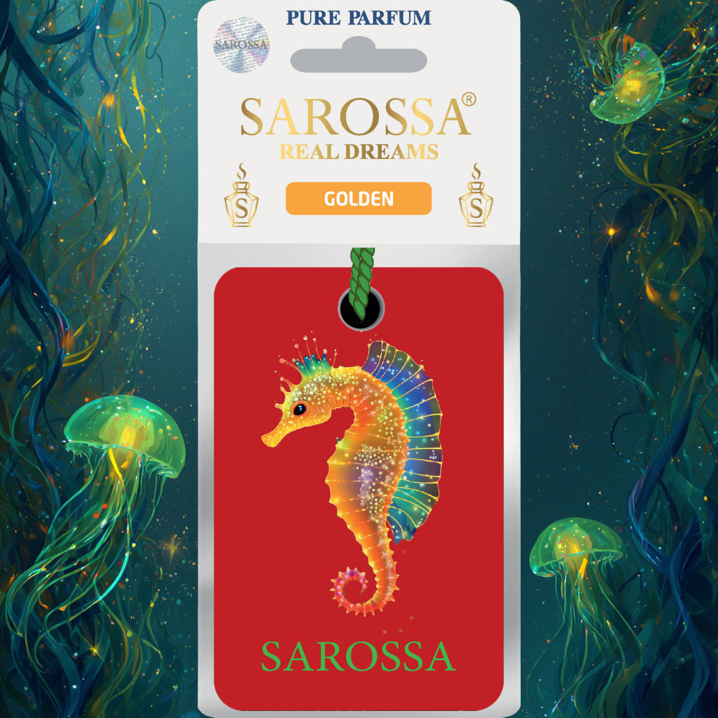 Kağıt Ortam Parfümü, Ortam Hava Temizleyici Ve Tazeleyici 30+ Gün Etkili Arabada Evde Ofiste Golden