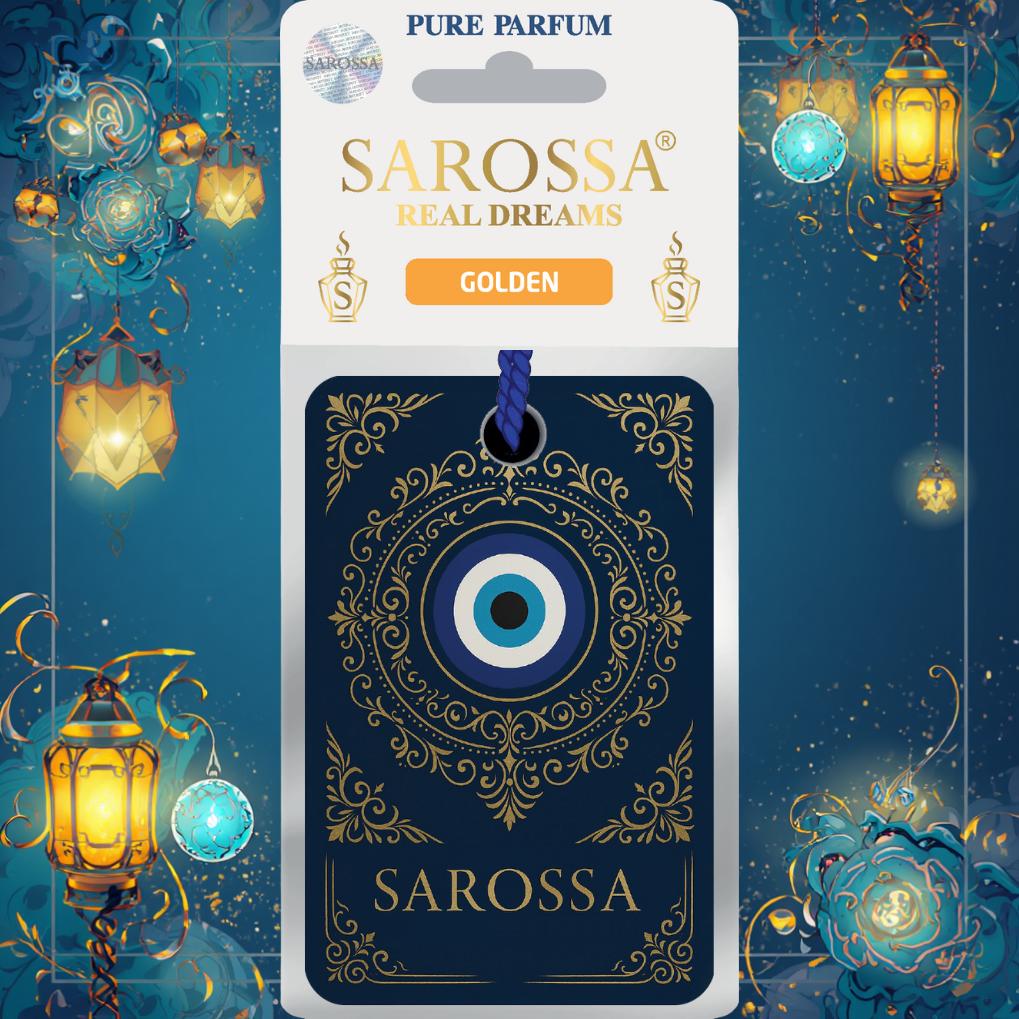 Kağıt Ortam Parfümü, Ortam Hava Temizleyici Ve Tazeleyici 30+ Gün Etkili Arabada Evde Ofiste Golden