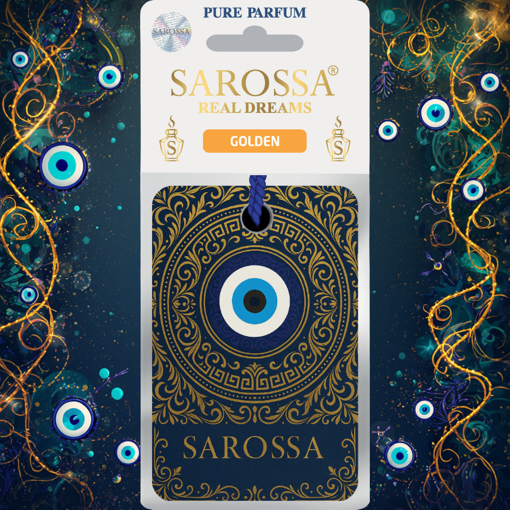 Kağıt Ortam Parfümü, Ortam Hava Temizleyici Ve Tazeleyici 30+ Gün Etkili Arabada Evde Ofiste Golden