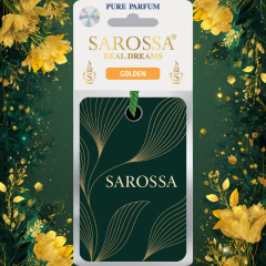 Kağıt Ortam Parfümü, Ortam Hava Temizleyici Ve Tazeleyici 30+ Gün Etkili Arabada Evde Ofiste Golden