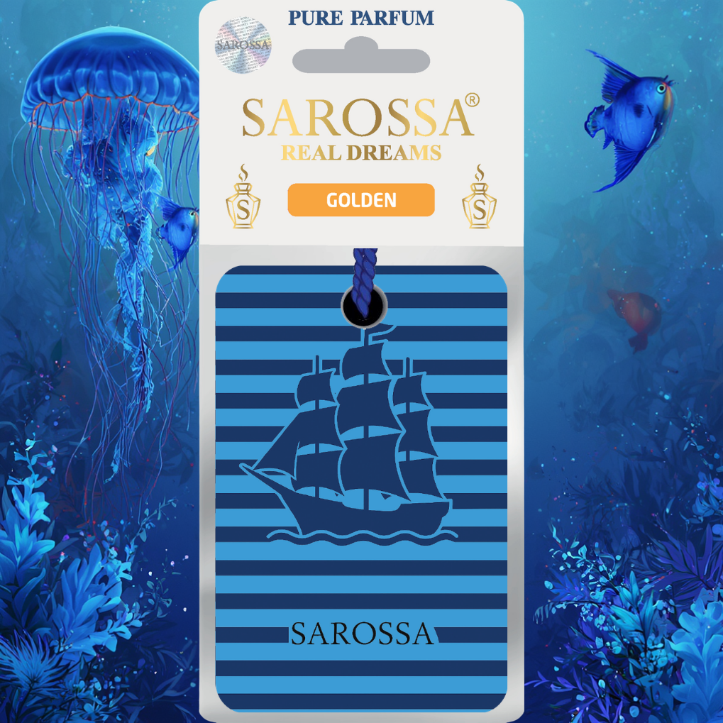 Kağıt Ortam Parfümü, Ortam Hava Temizleyici Ve Tazeleyici 30+ Gün Etkili Arabada Evde Ofiste Golden