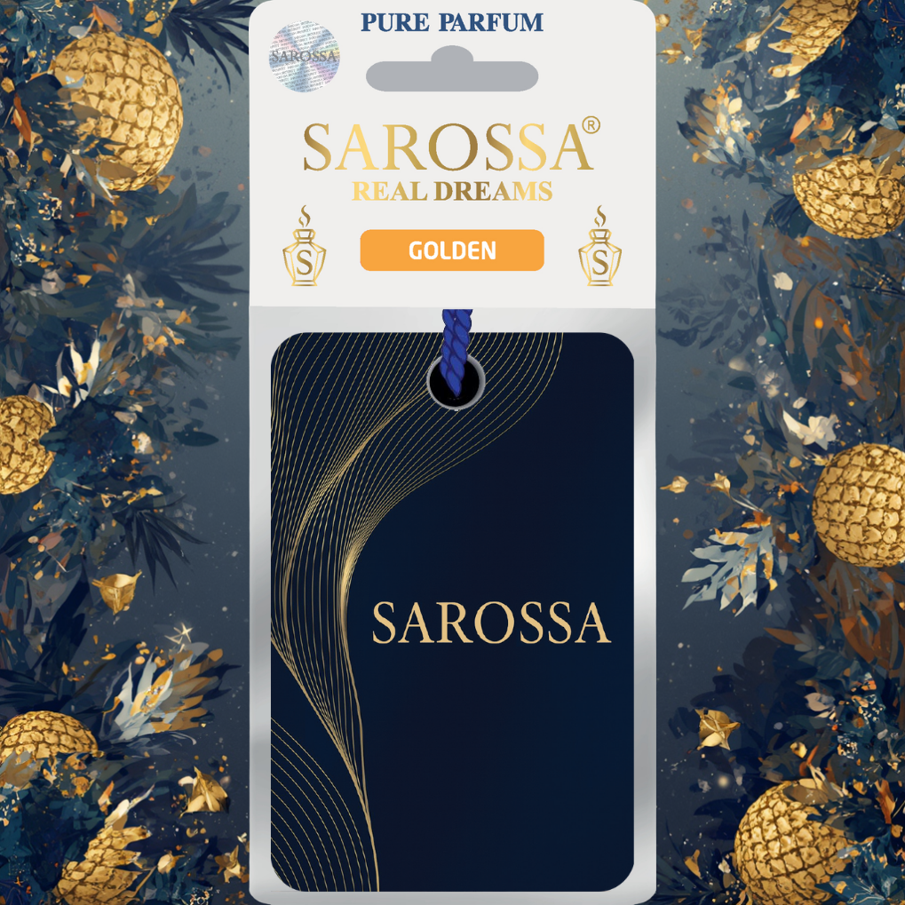 Kağıt Ortam Parfümü, Ortam Hava Temizleyici Ve Tazeleyici 30+ Gün Etkili Arabada Evde Ofiste Golden