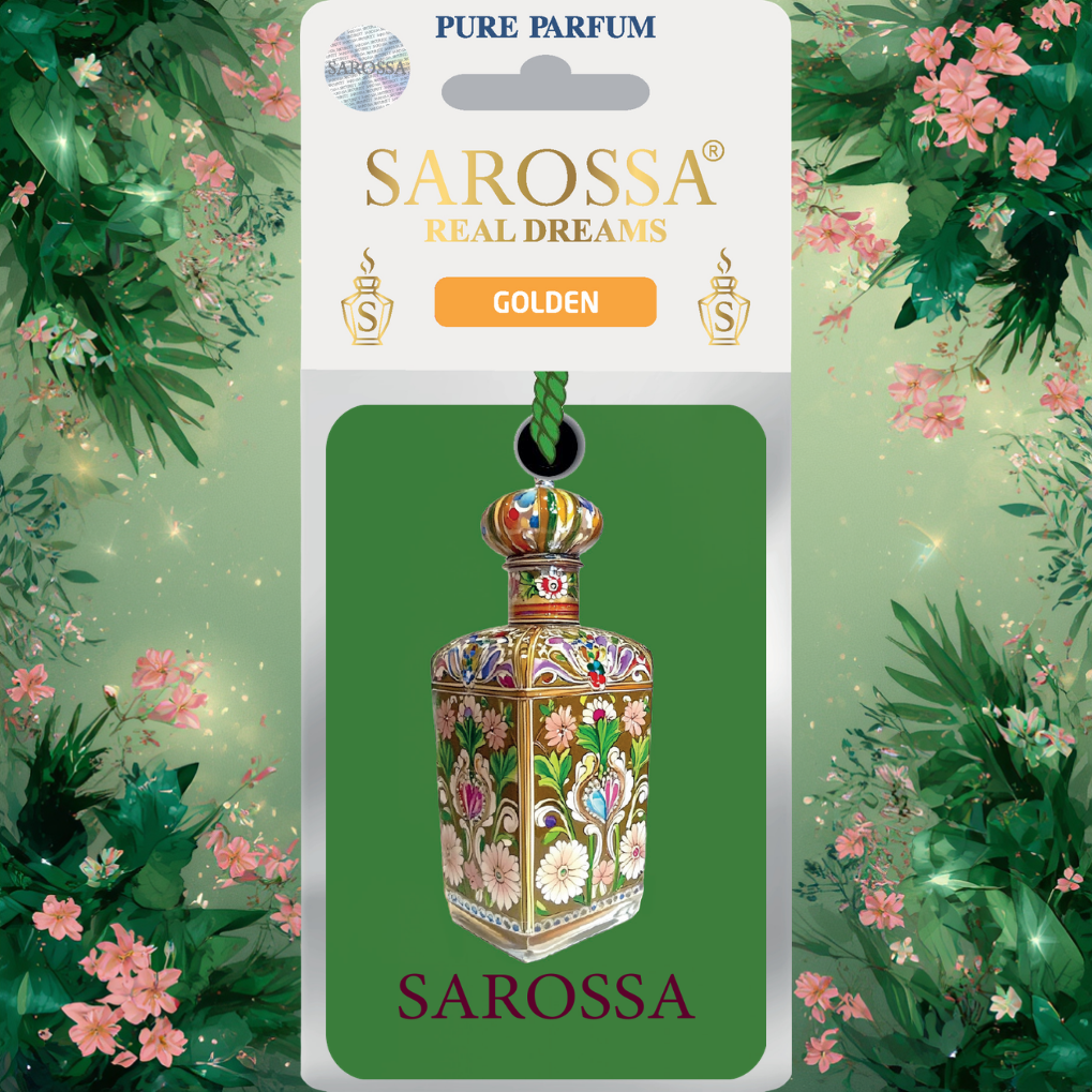 Kağıt Ortam Parfümü, Ortam Hava Temizleyici Ve Tazeleyici 30+ Gün Etkili Arabada Evde Ofiste Golden